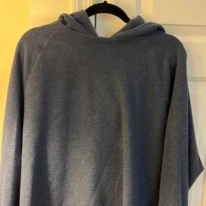 Banana republic blue fleece hoodie. Size XL.